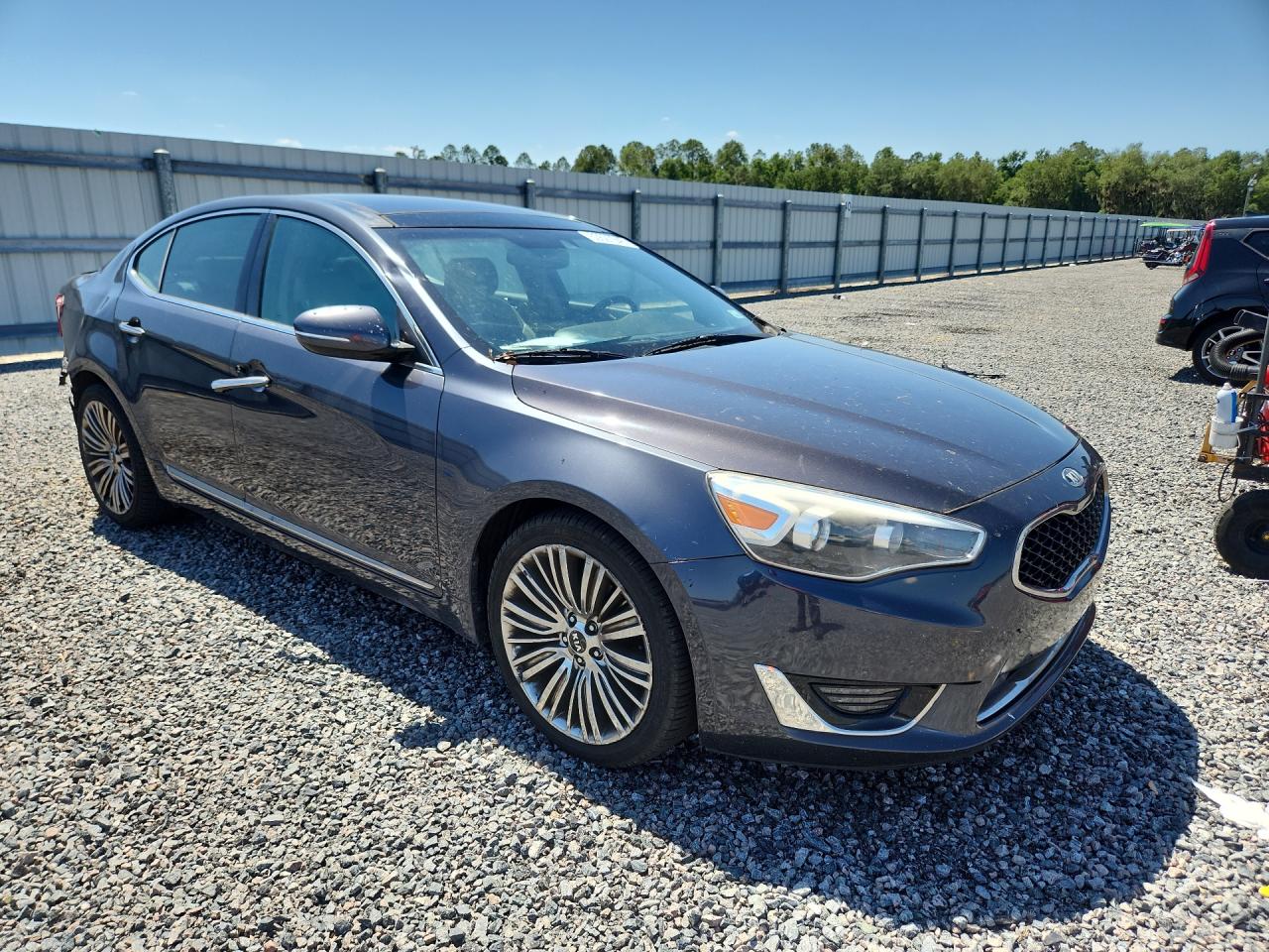 2014 Kia Cadenza Limited Black vin: KNALN4D70E5151747