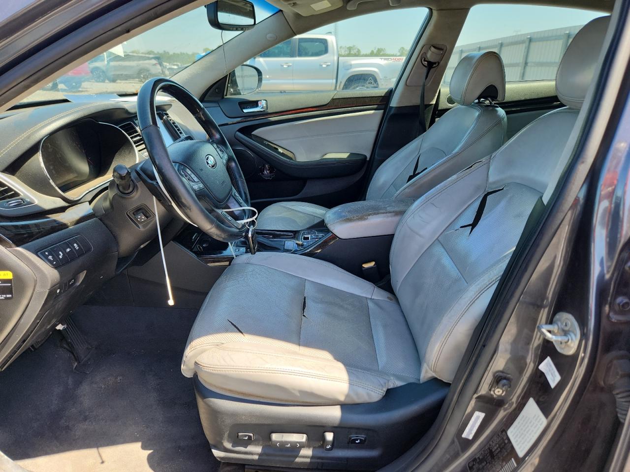 2014 Kia Cadenza Limited Black vin: KNALN4D70E5151747