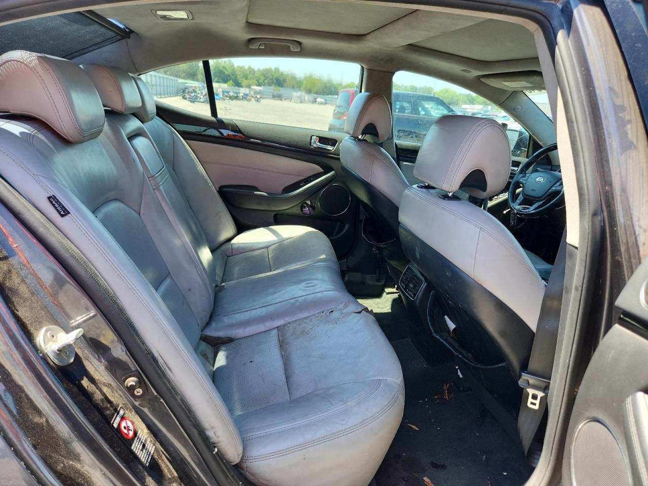 2014 Kia Cadenza Limited Black vin: KNALN4D70E5151747