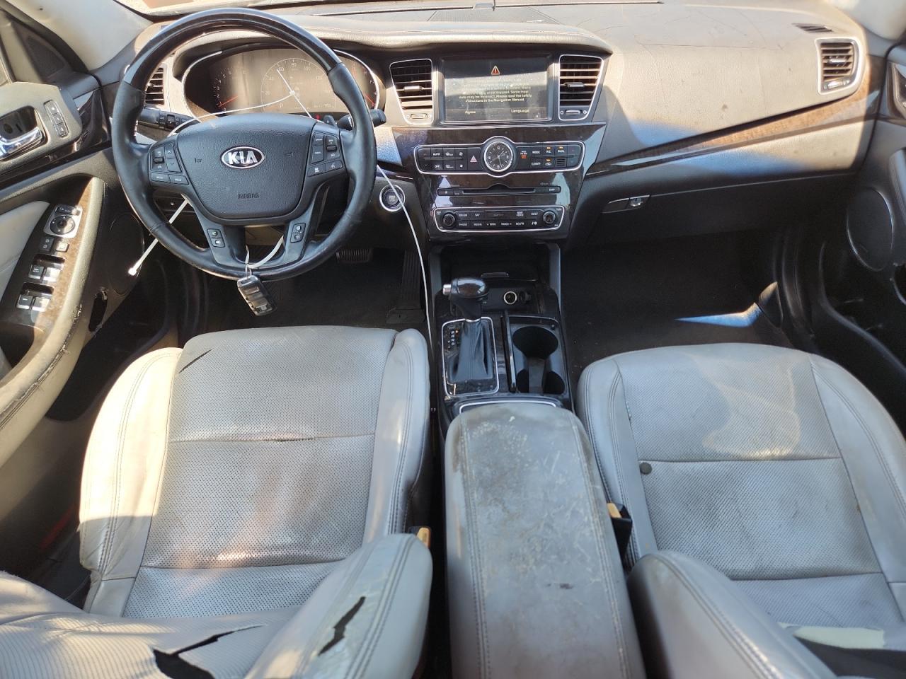 2014 Kia Cadenza Limited Black vin: KNALN4D70E5151747