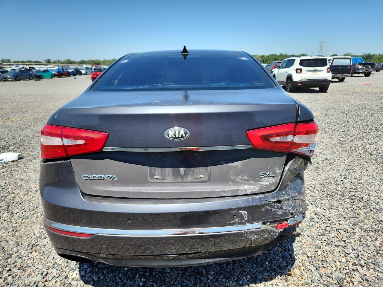 2014 Kia Cadenza Limited Black vin: KNALN4D70E5151747
