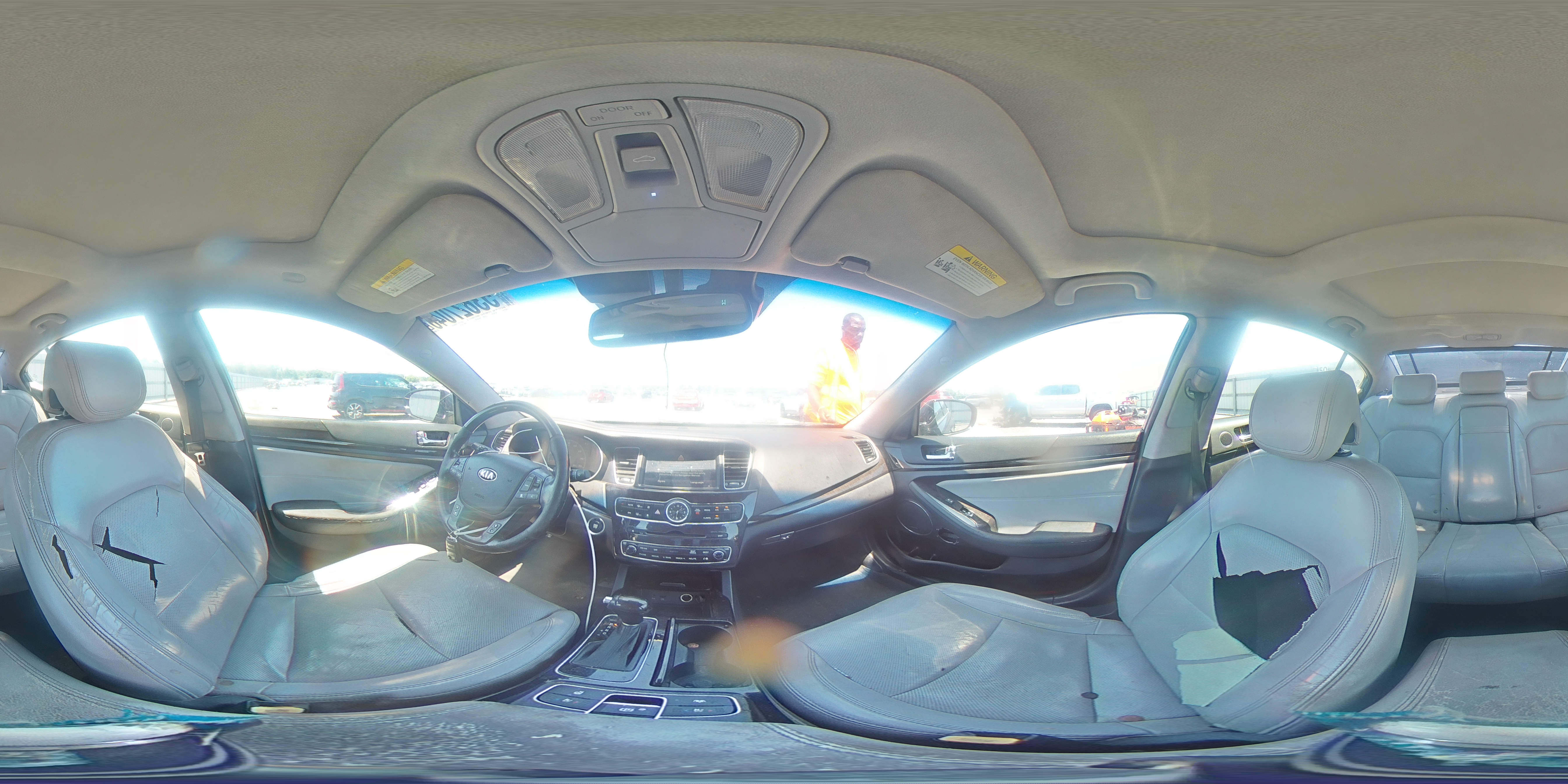 2014 Kia Cadenza Limited Black vin: KNALN4D70E5151747