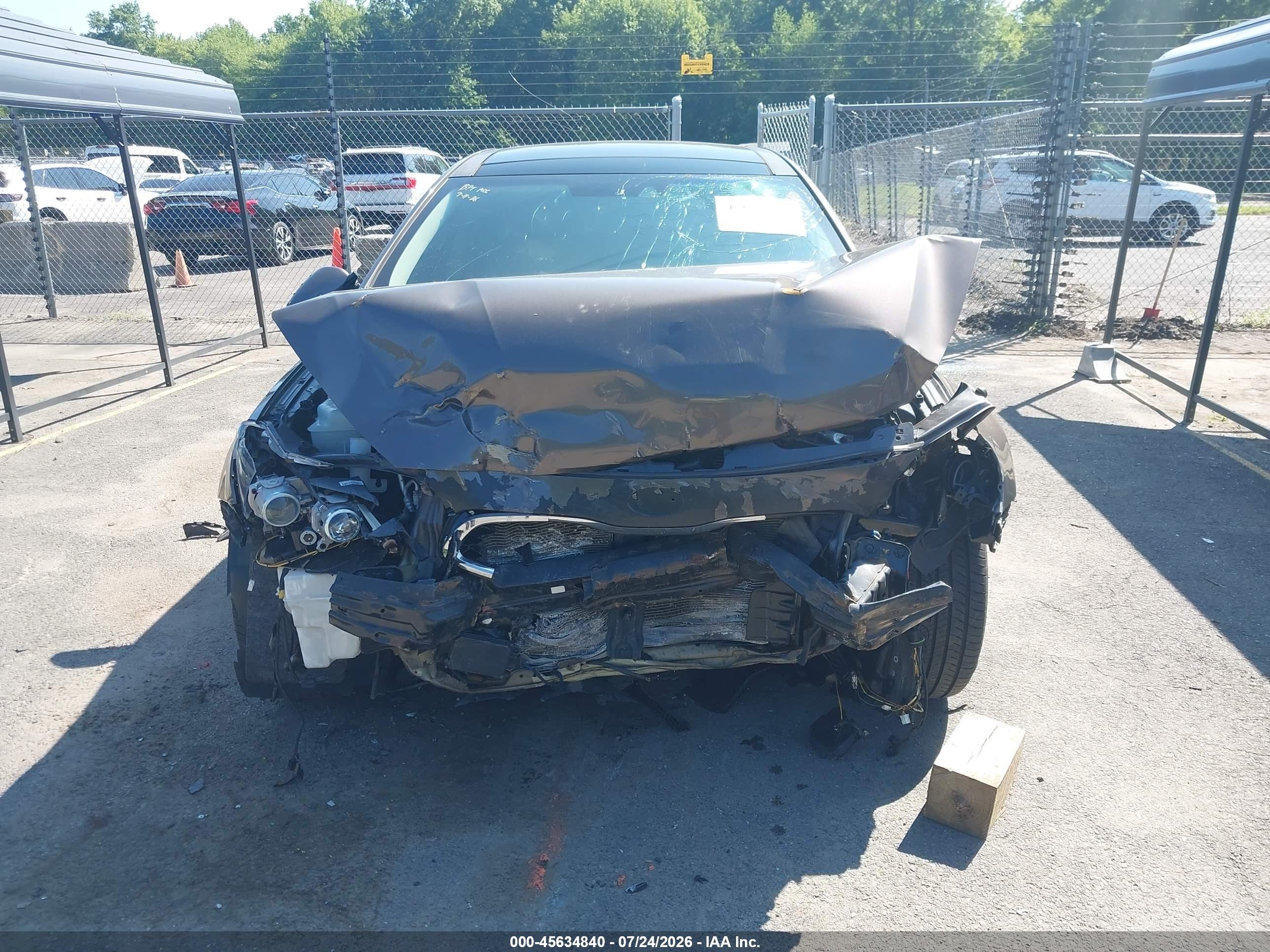 2015 Kia Cadenza Premium Black vin: KNALN4D70F5168257