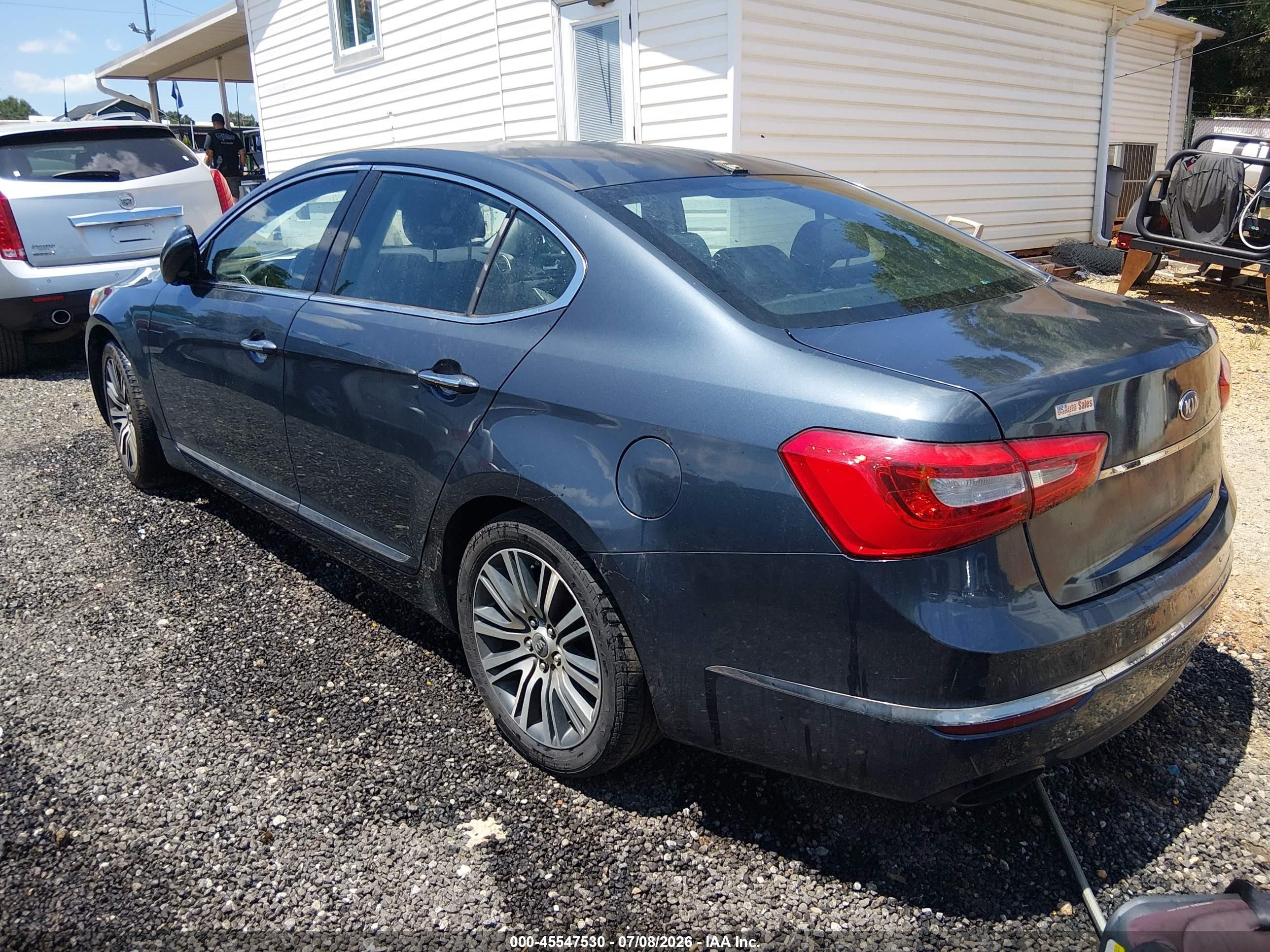 2015 Kia Cadenza Premium Gray vin: KNALN4D70F5168629