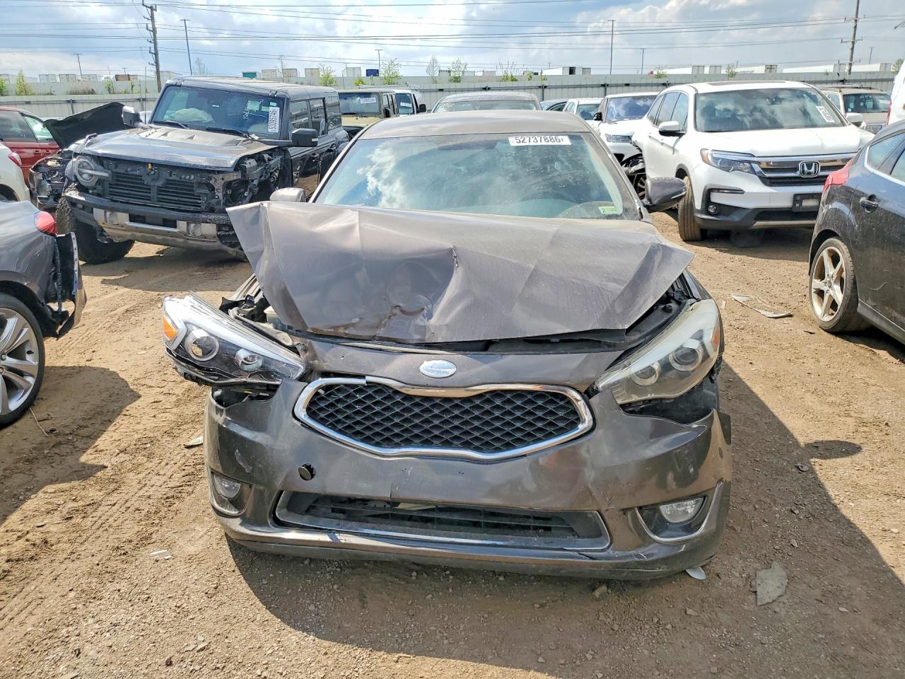 2015 Kia Cadenza Brown vin: KNALN4D70F5178769