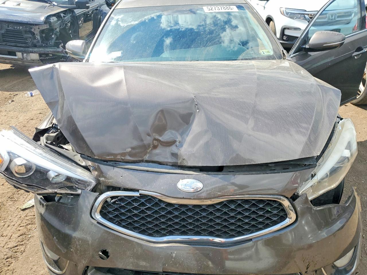 2015 Kia Cadenza Brown vin: KNALN4D70F5178769