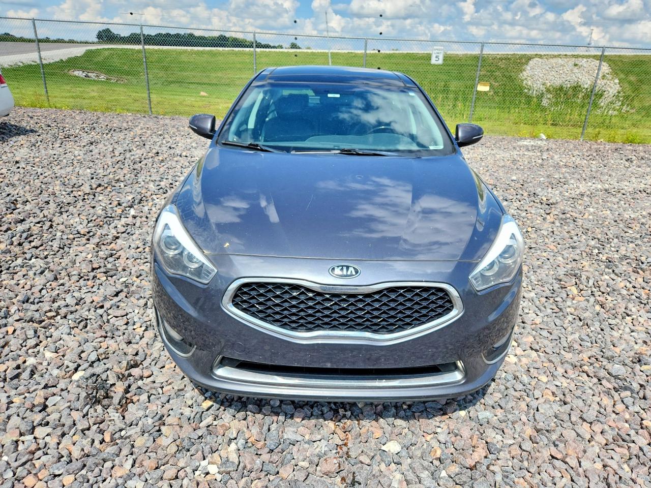 2015 Kia Cadenza Premium Gray vin: KNALN4D70F5197600