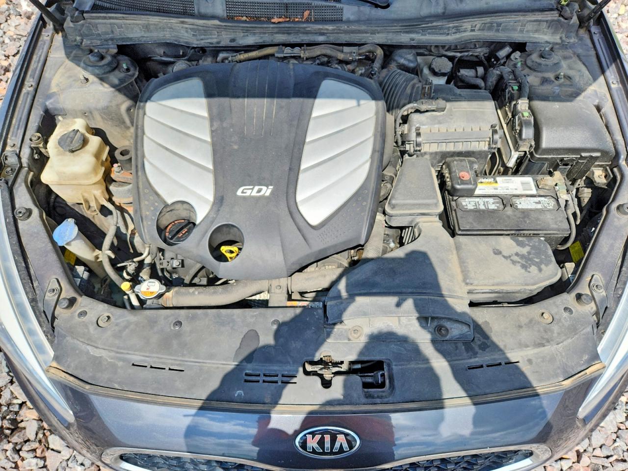 2015 Kia Cadenza Premium Gray vin: KNALN4D70F5197600