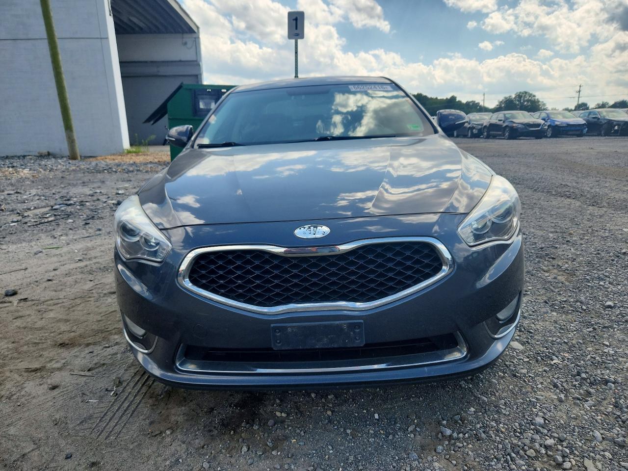 2014 Kia Cadenza Premium Gray vin: KNALN4D71E5131930