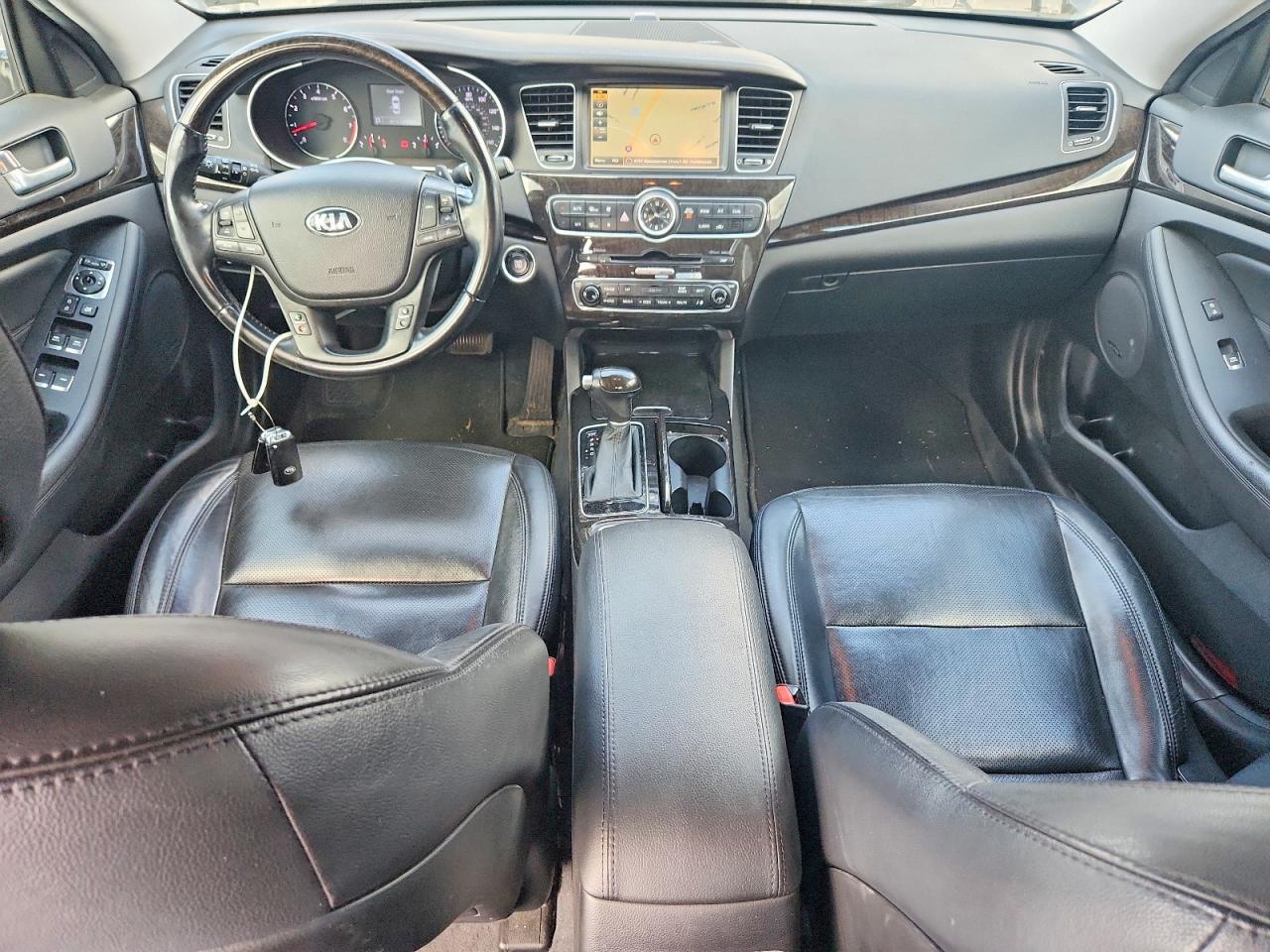 2014 Kia Cadenza Premium Gray vin: KNALN4D71E5131930