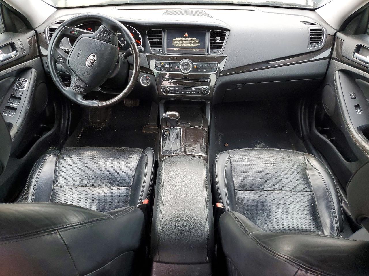 2014 Kia Cadenza Premium Black vin: KNALN4D71E5133208