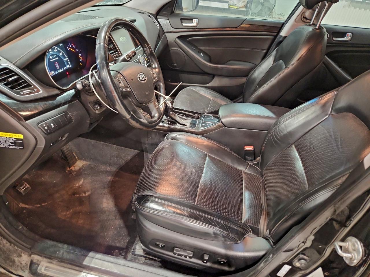 2014 Kia Cadenza Premium Черный vin: KNALN4D71E5139400