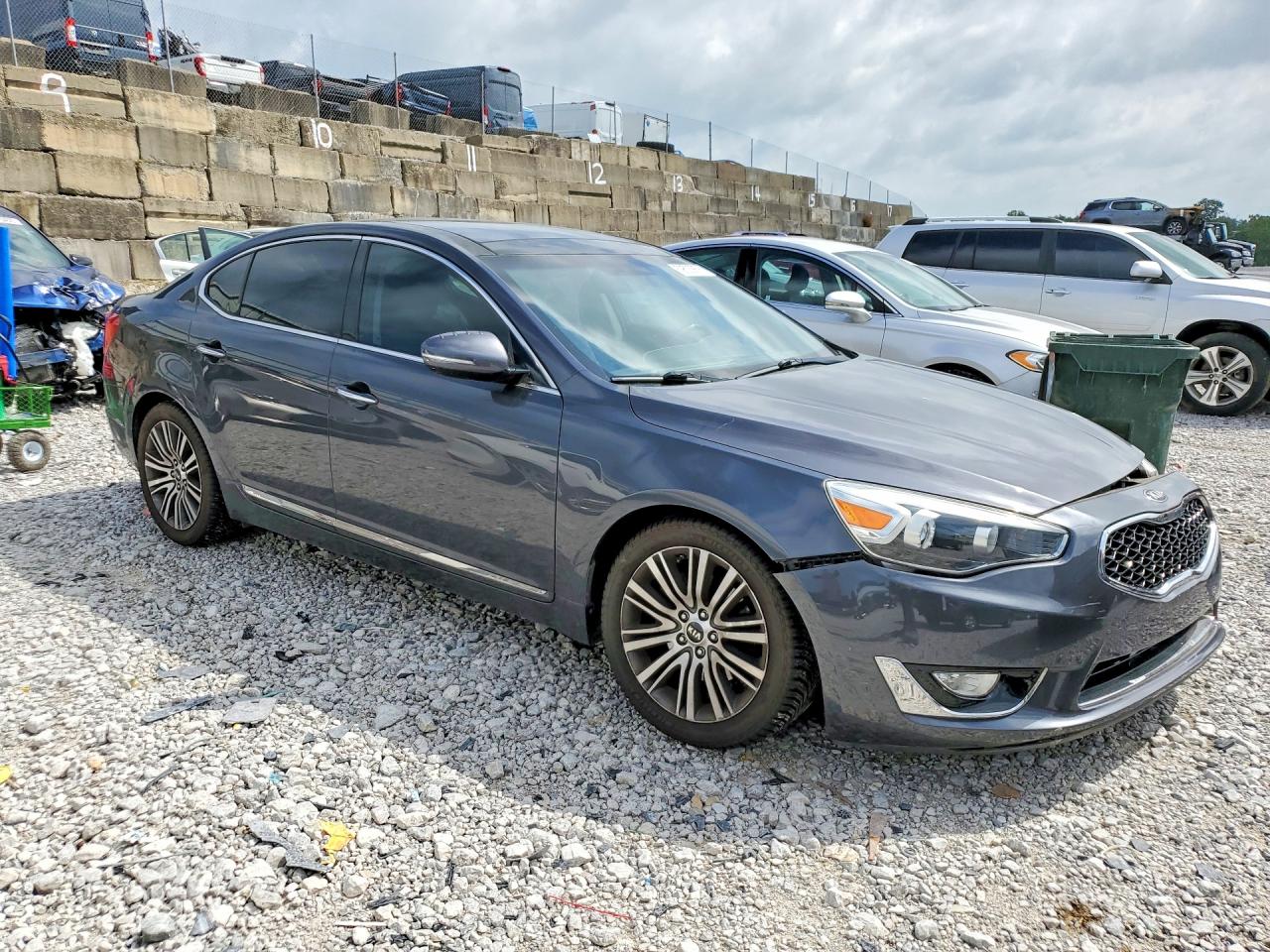 2015 Kia Cadenza Premium Gray vin: KNALN4D71F5173905