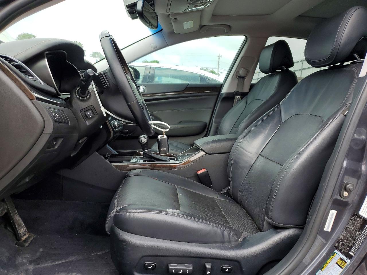 2015 Kia Cadenza Premium Gray vin: KNALN4D71F5173905