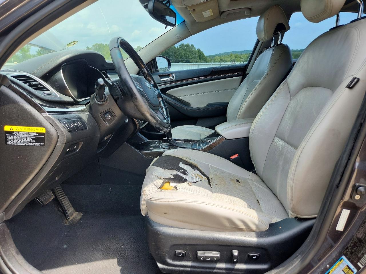 2015 Kia Cadenza Limited Gray vin: KNALN4D71F5193376