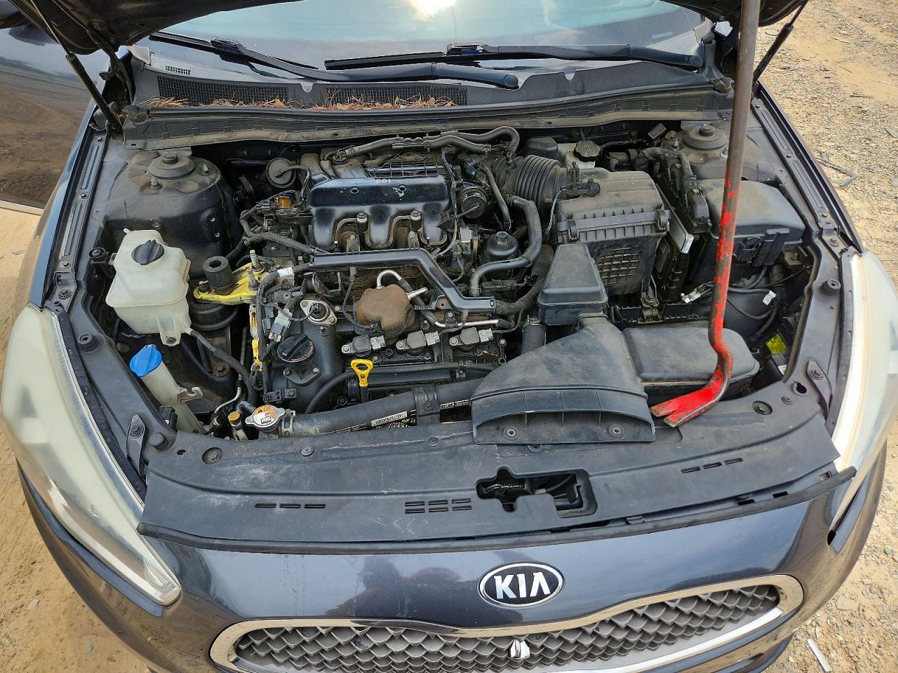 2015 Kia Cadenza Limited Gray vin: KNALN4D71F5193376