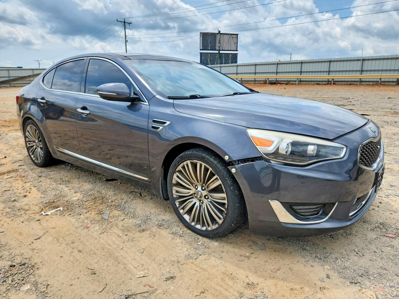 2015 Kia Cadenza Limited Gray vin: KNALN4D71F5193376