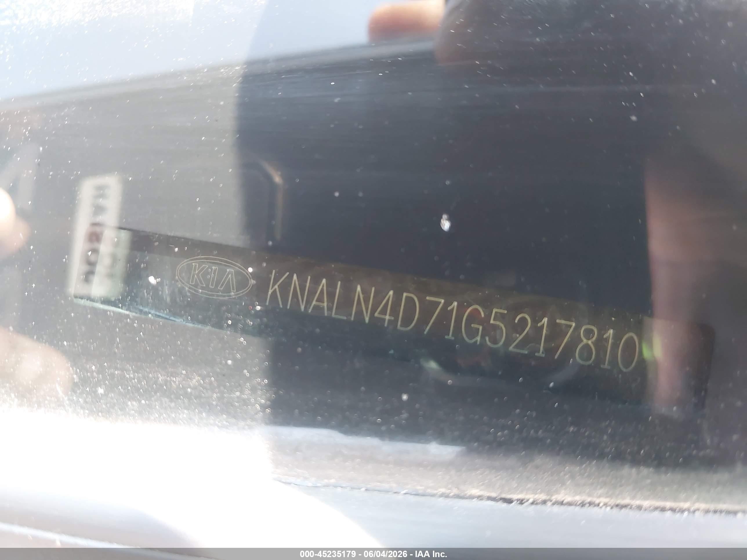 2016 Kia Cadenza Premium Серый vin: KNALN4D71G5217810