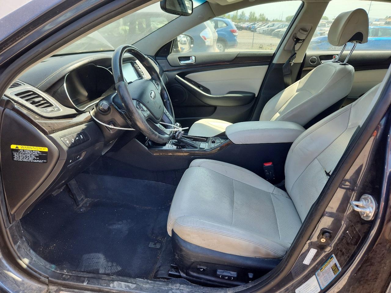 2014 Kia Cadenza Premium Blue vin: KNALN4D72E5120340