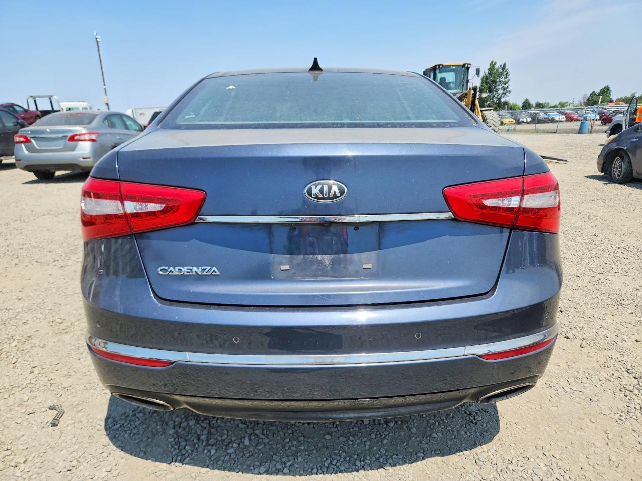 2014 Kia Cadenza Premium Blue vin: KNALN4D72E5120340
