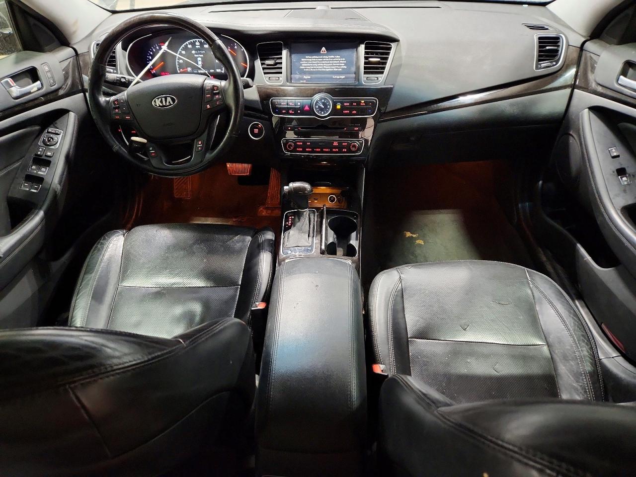2014 Kia Cadenza Premium Charcoal vin: KNALN4D72E5130091