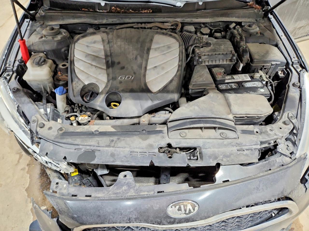 2014 Kia Cadenza Premium Charcoal vin: KNALN4D72E5130091