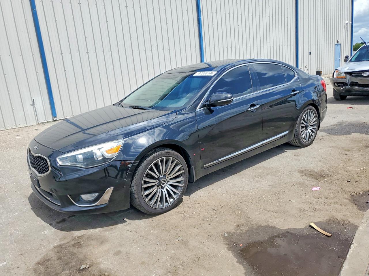 2015 Kia Cadenza Premium Черный vin: KNALN4D72F5168714