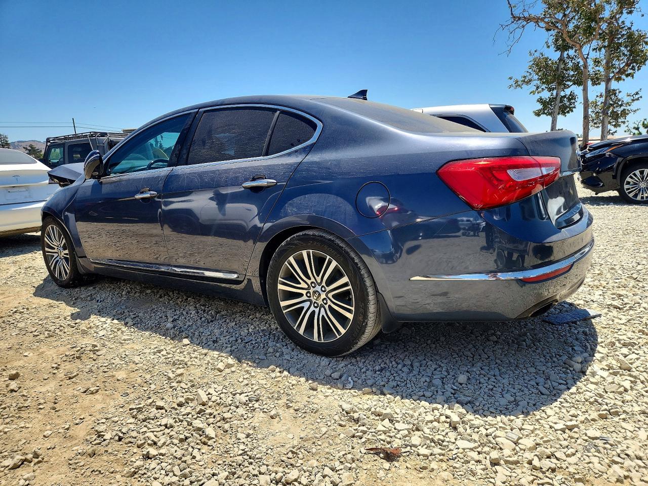 2014 Kia Cadenza Premium Gray vin: KNALN4D73E5127040
