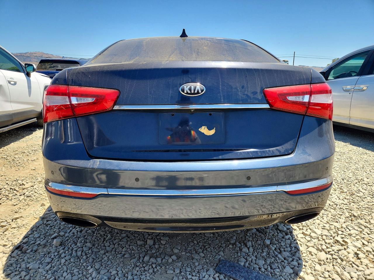 2014 Kia Cadenza Premium Gray vin: KNALN4D73E5127040