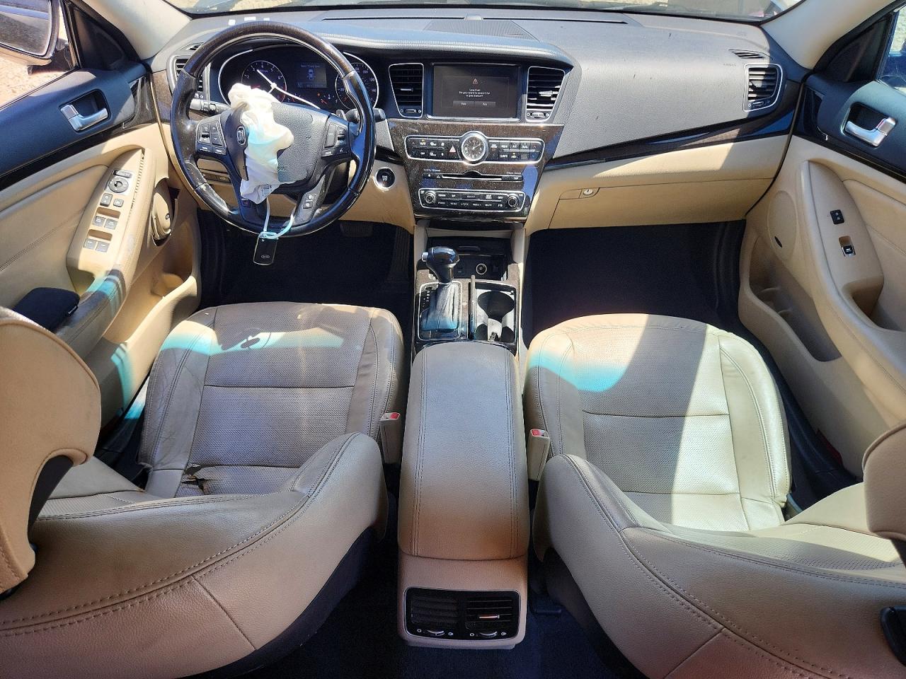 2014 Kia Cadenza Premium Gray vin: KNALN4D73E5127040