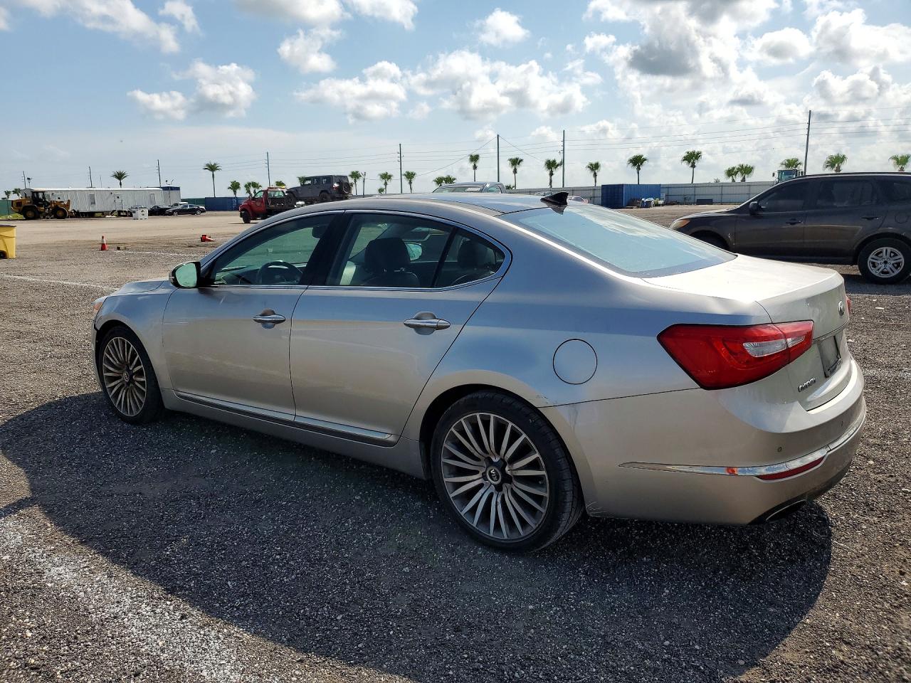 2014 Kia Cadenza Premium Серый vin: KNALN4D73E5130181