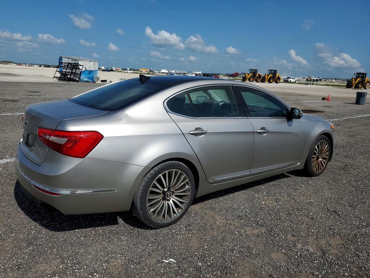 2014 Kia Cadenza Premium Серый vin: KNALN4D73E5130181