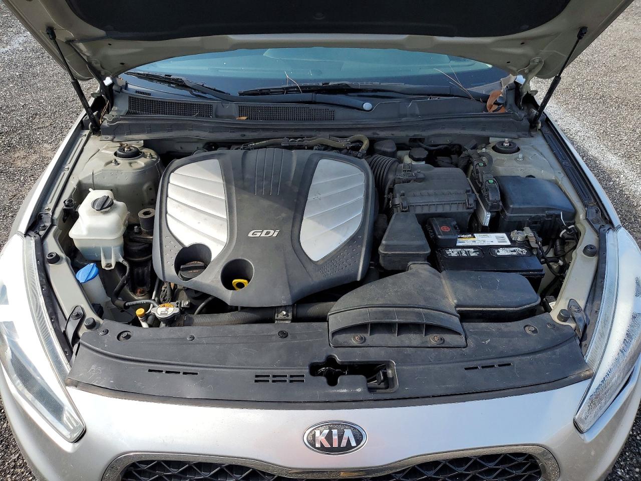 2014 Kia Cadenza Premium Серый vin: KNALN4D73E5130181