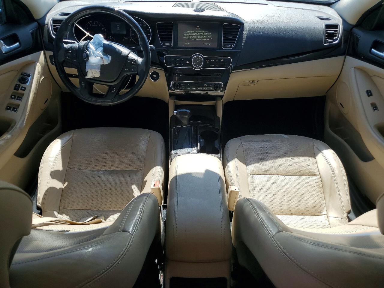 2014 Kia Cadenza Premium Белый vin: KNALN4D73E5137681