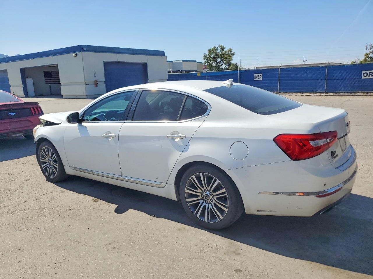 2014 Kia Cadenza Premium Белый vin: KNALN4D73E5137681