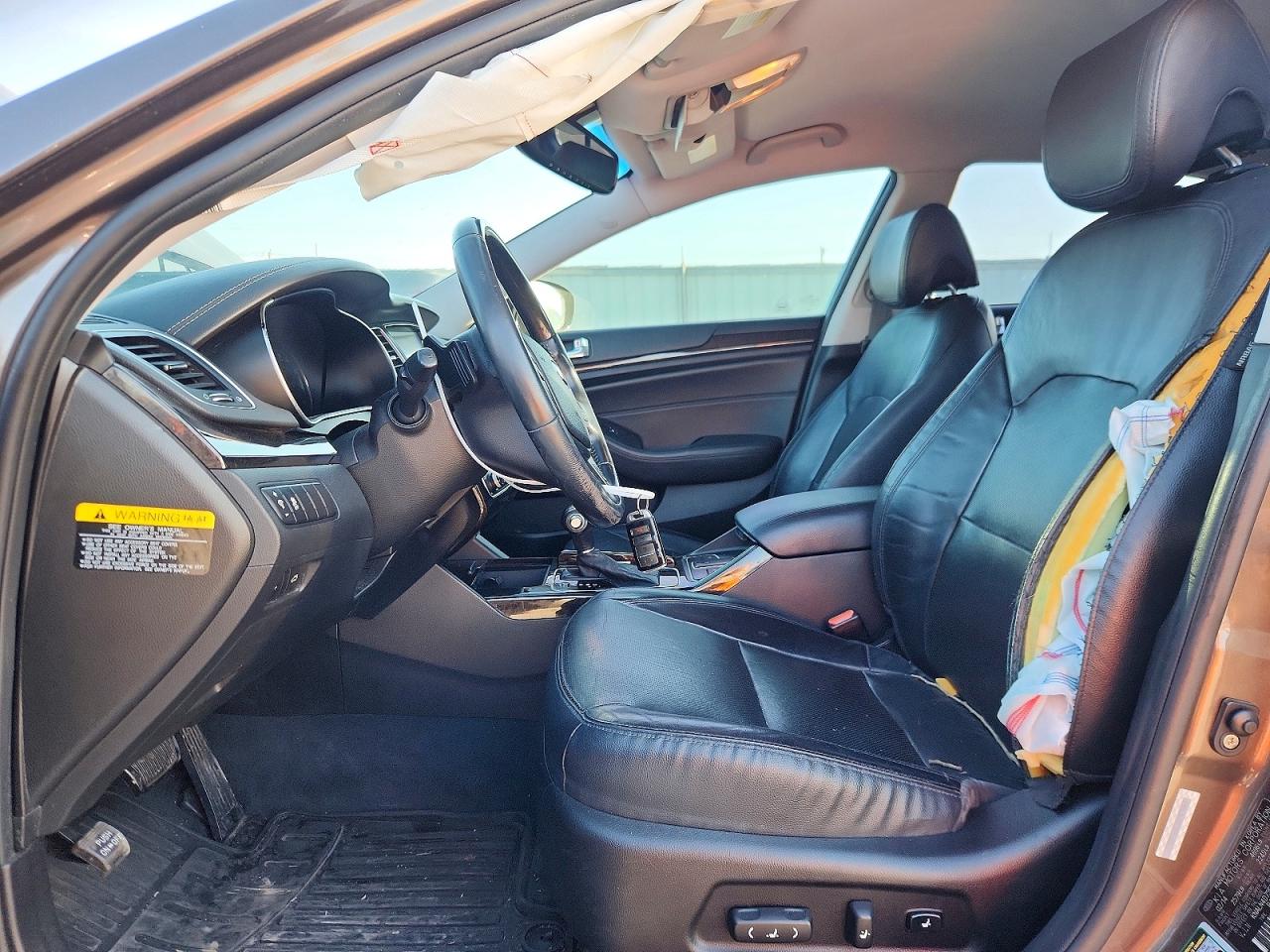 2014 Kia Cadenza Premium Brown vin: KNALN4D73E5160619