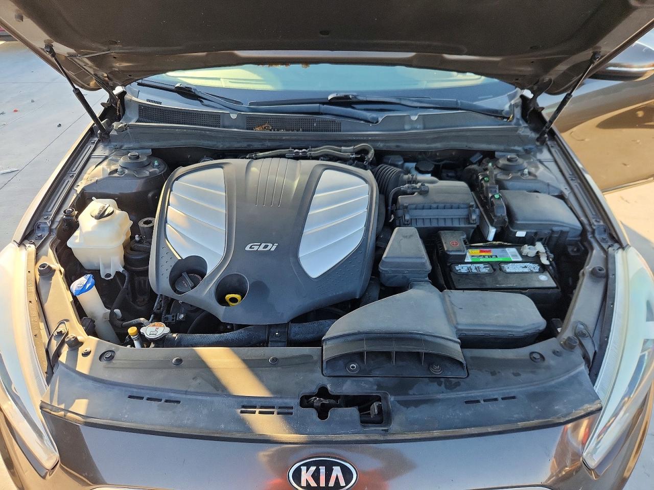 2014 Kia Cadenza Premium Brown vin: KNALN4D73E5160619