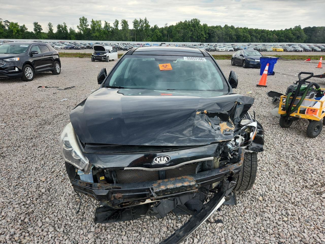 2015 Kia Cadenza Premium Black vin: KNALN4D73F5170617