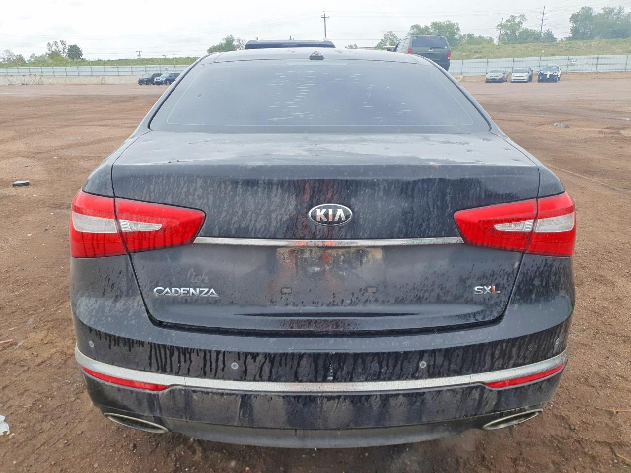 2015 Kia Cadenza Limited Black vin: KNALN4D73F5183061