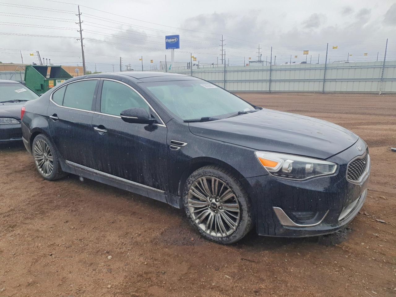 2015 Kia Cadenza Limited Black vin: KNALN4D73F5183061