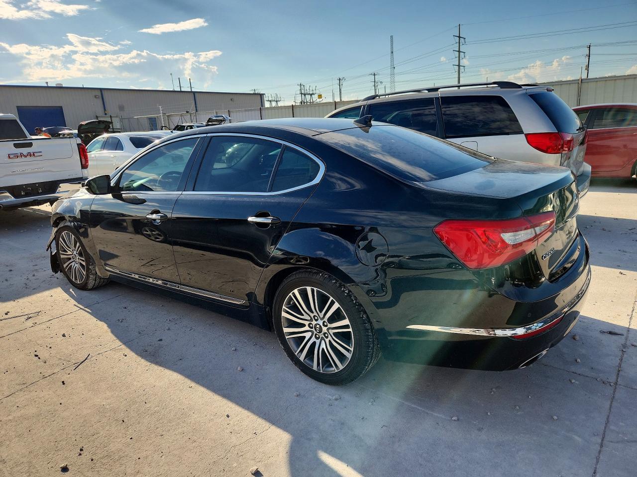 2016 Kia Cadenza Luxury Черный vin: KNALN4D73G5209286