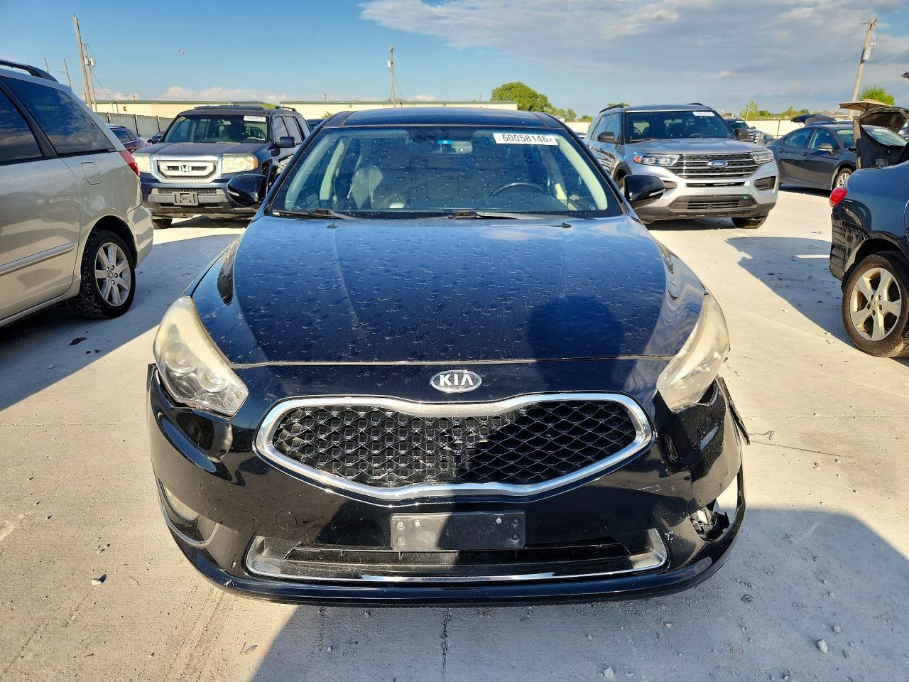 2016 Kia Cadenza Luxury Черный vin: KNALN4D73G5209286