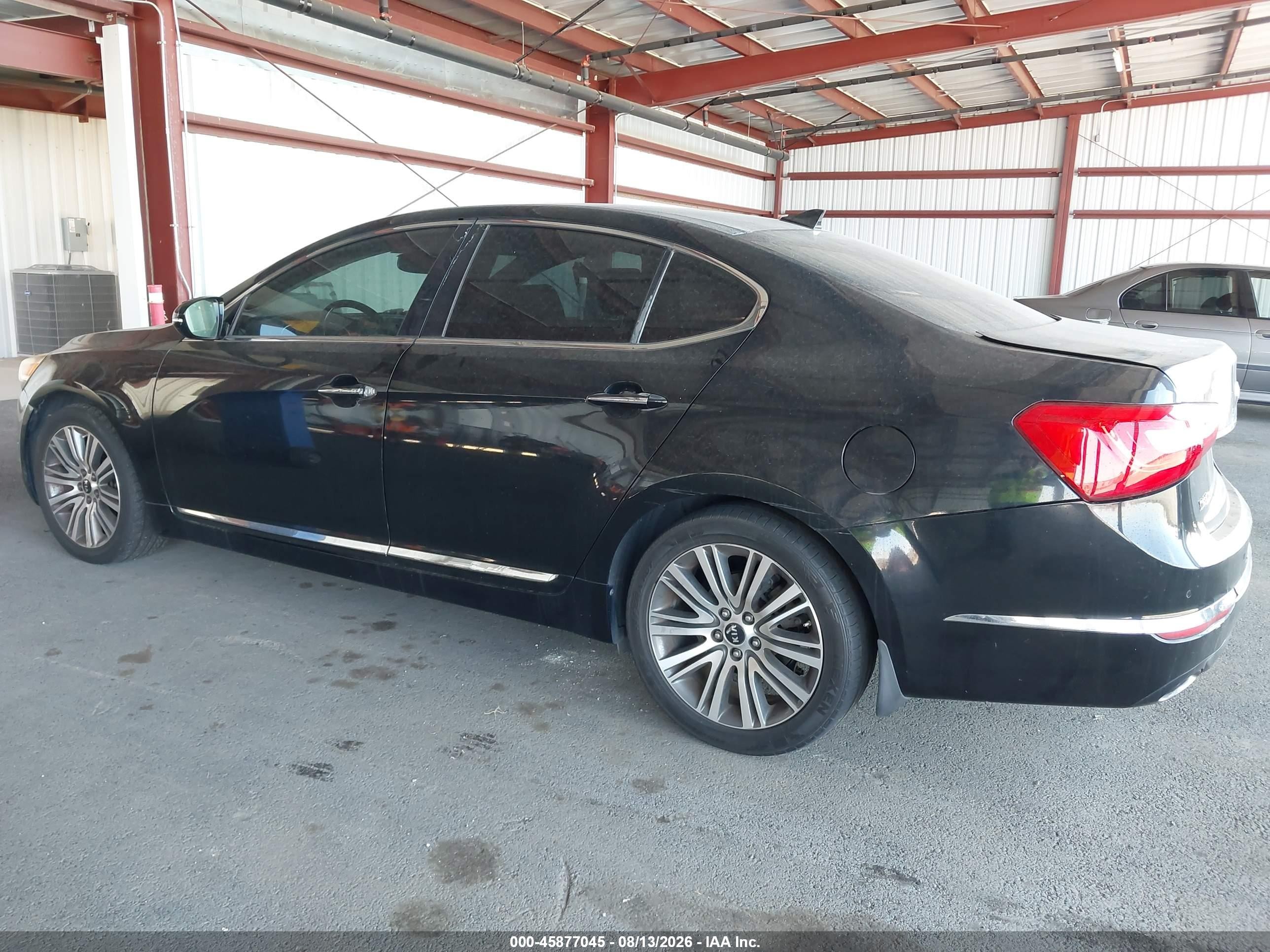 2014 Kia Cadenza Premium Черный vin: KNALN4D74E5146941