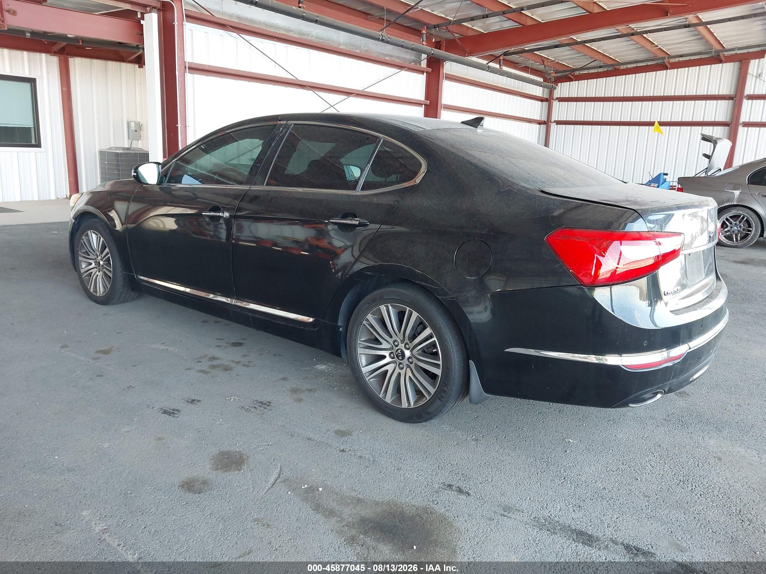 2014 Kia Cadenza Premium Черный vin: KNALN4D74E5146941