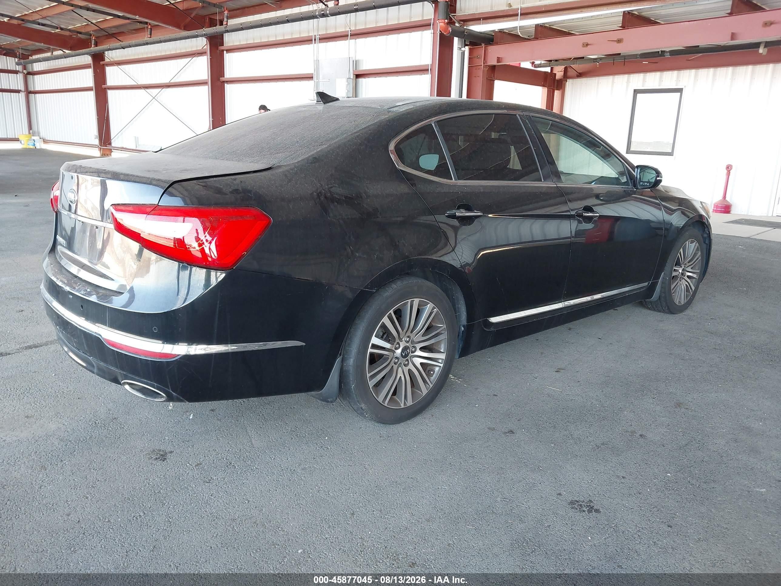 2014 Kia Cadenza Premium Черный vin: KNALN4D74E5146941