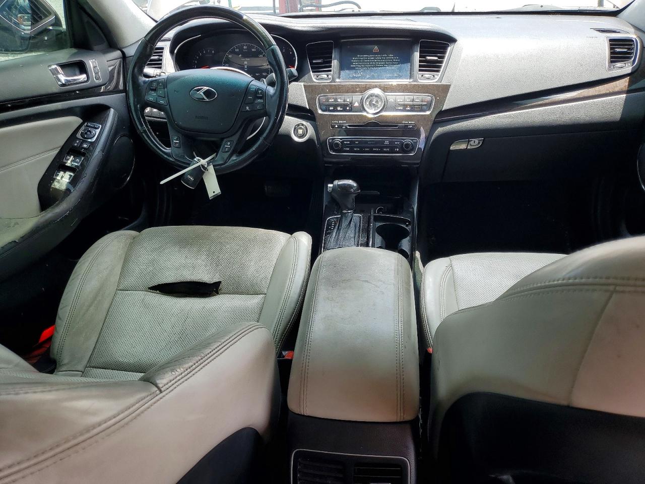 2014 Kia Cadenza Limited Brown vin: KNALN4D74E5151525