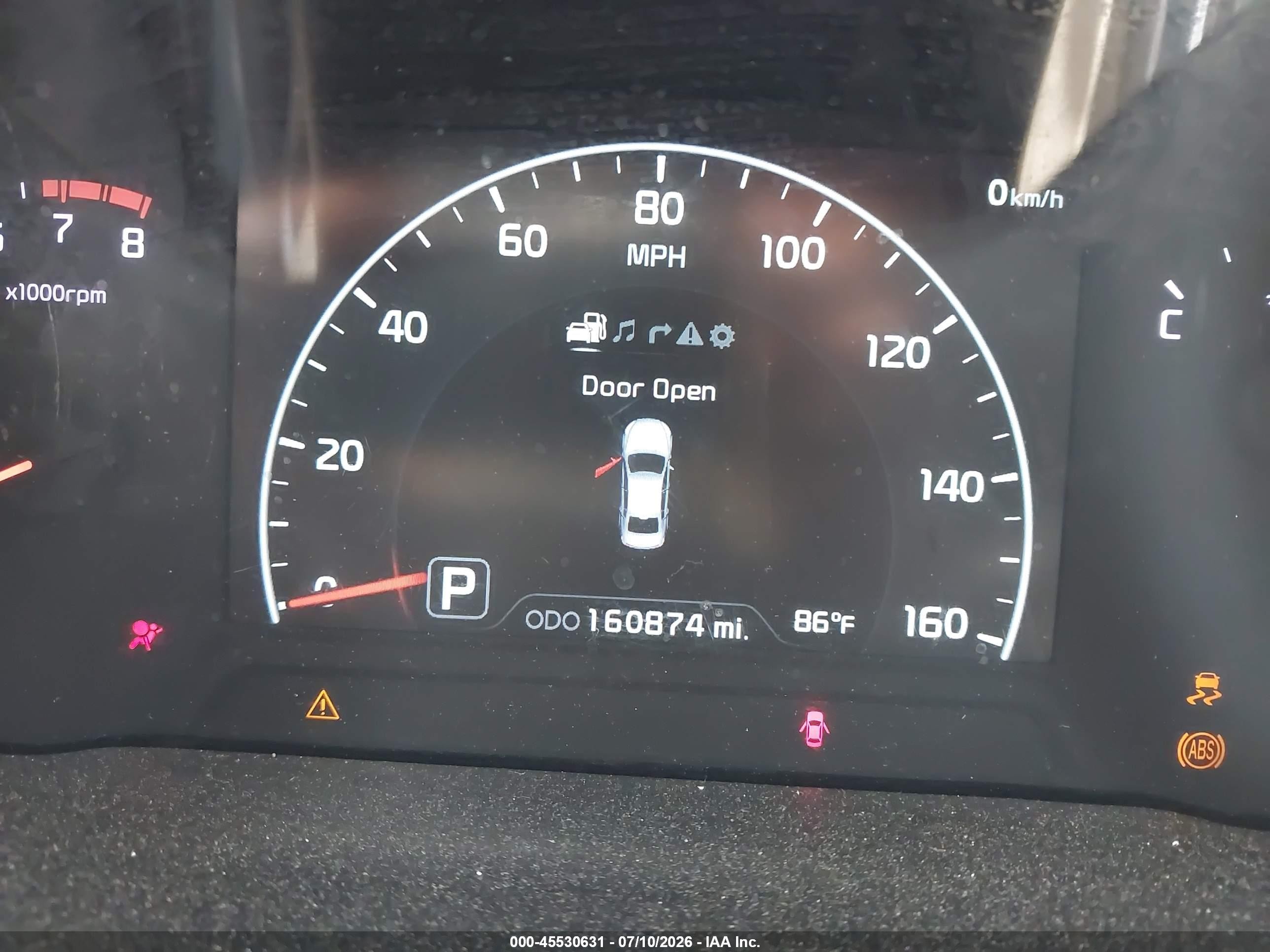 2014 Kia Cadenza Premium Blue vin: KNALN4D74E5153436
