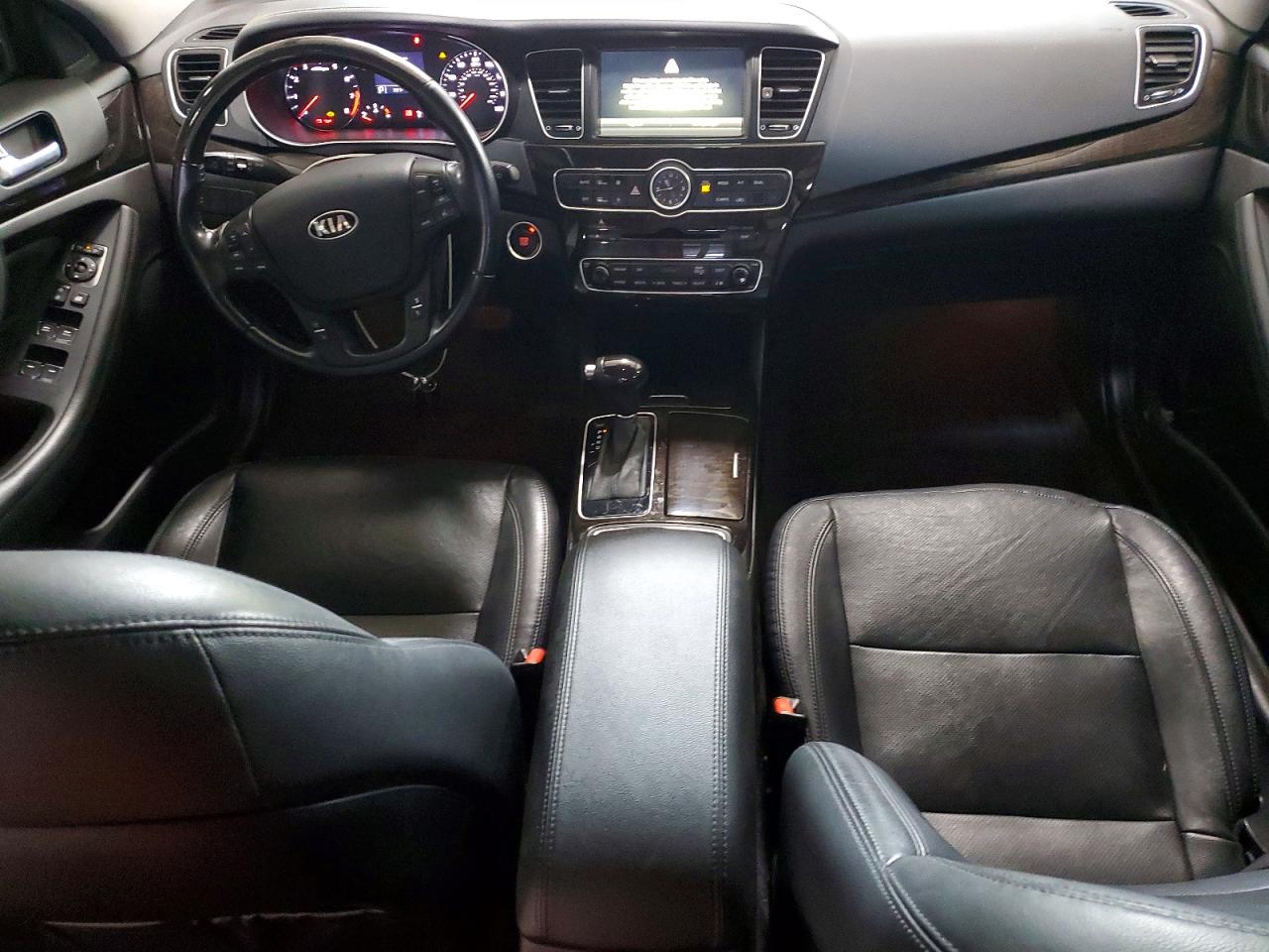 2014 Kia Cadenza Premium Gray vin: KNALN4D74E5153534