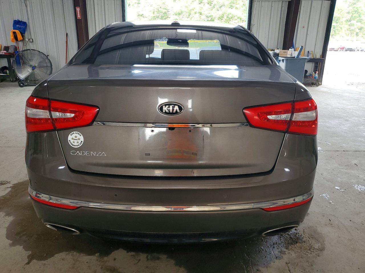 2014 Kia Cadenza Premium Gray vin: KNALN4D74E5153534