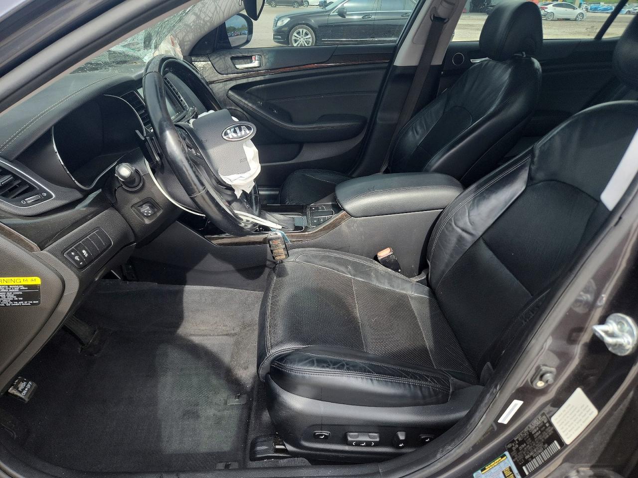 2015 Kia Cadenza Premium Gray vin: KNALN4D74F5172117